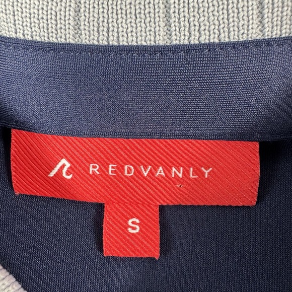 Redvanly Midnight Navy Purple Tipped Performance Golf Polo Size Small NWT - Picture 4 of 7